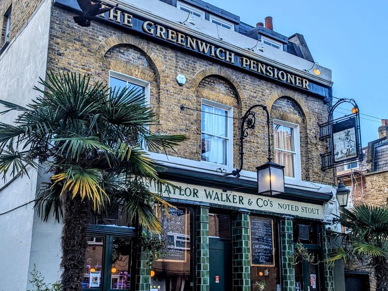 Greenwich Pensioner London E14 20240212 . (Pub, External, Key). Published on 25-06-2024