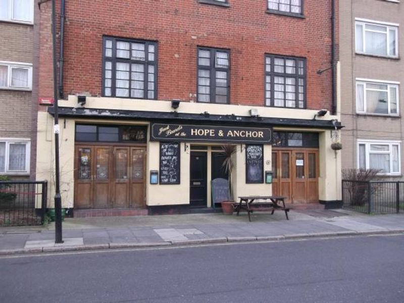 Hope & Anchor London E14 taken Dec 2013. (Pub, External, Key). Published on 23-01-2014