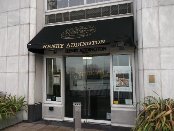 Henry Addington London E14. (Pub, External, Key). Published on 23-01-2014