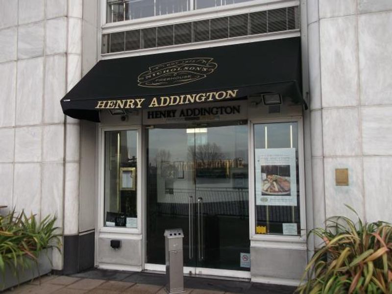 Henry Addington London E14. (Pub, External, Key). Published on 23-01-2014