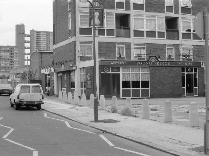 Young Prince London E14 taken in 1987. (Pub, External, Key). Published on 15-11-2018
