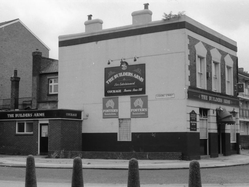 E14-BuildersArms taken in 1987.. (Pub, External, Key). Published on 15-11-2018