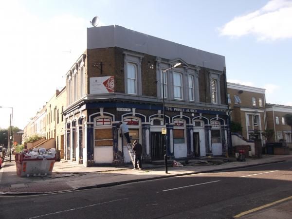 Prince Alfred London E14 taken Sept 2013. (Pub, External). Published on 03-12-2013