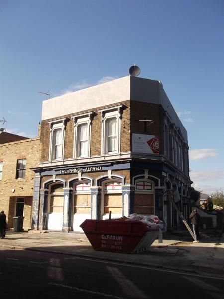 Prince Alfred London E14 taken Sept 2013. (Pub, External). Published on 03-12-2013