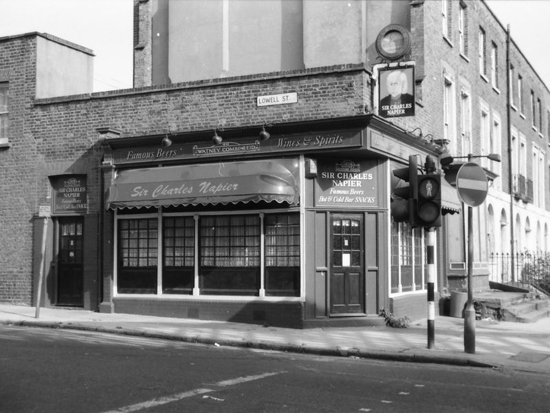 Sir Charles Napier London E14 taken 1 Oct 1988.. (Pub, External, Key). Published on 15-11-2018 