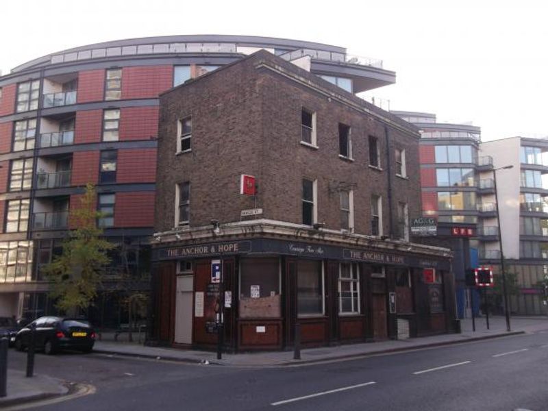 Anchor & Hope London E14 taken Nov 2013. (Pub, External). Published on 03-12-2013