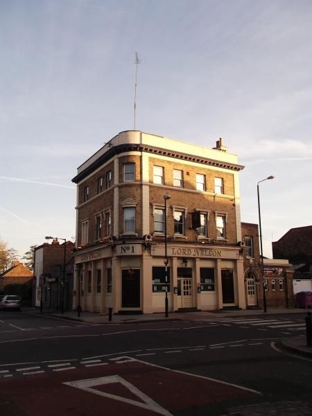 Lord Nelson London E14 taken Nov 2013. (Pub, External). Published on 03-12-2013