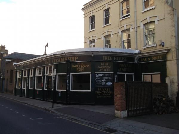 Steamship London E14 taken Dec 2013. (Pub, External). Published on 23-01-2014
