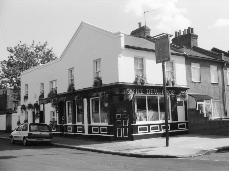 Dew Drop Inn London E15 taken in Oct 1988.. (Pub, External, Key). Published on 25-11-2018
