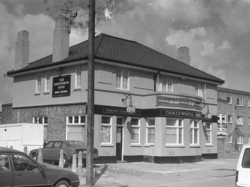 Chatsworth Arms London E15 taken in 1987.. (Pub, External, Key). Published on 25-11-2018