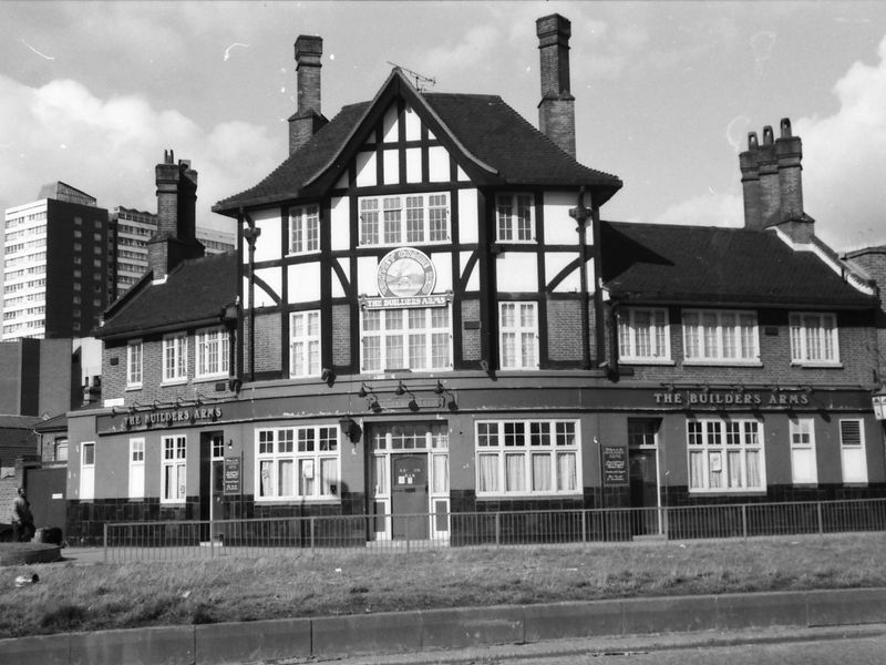 Builders Arms London E15 taken Oct 1988.. (Pub, External). Published on 25-11-2018
