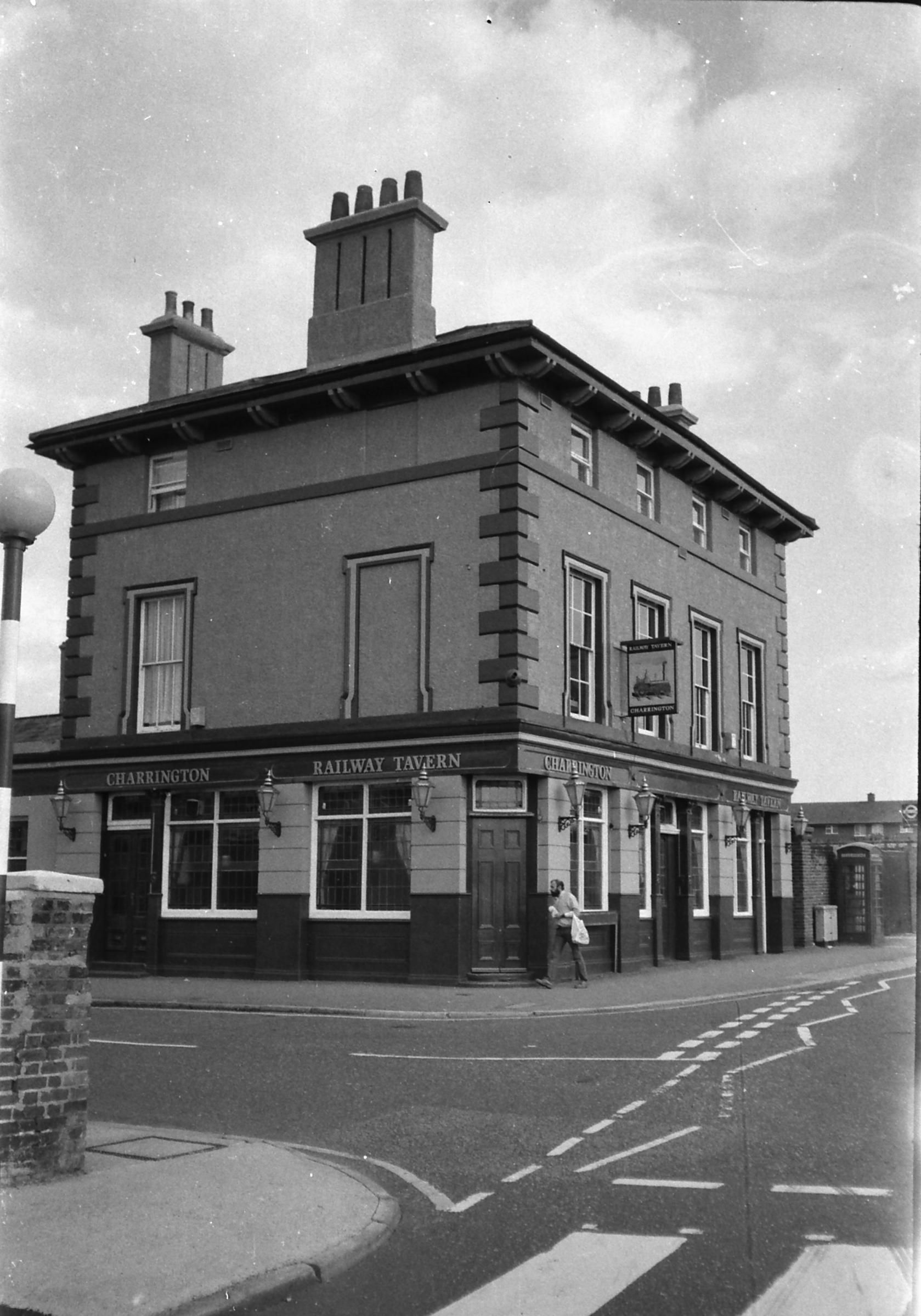 Railway Tavern Angel La London E15 taken in 1985.. (Pub, External). Published on 25-11-2018