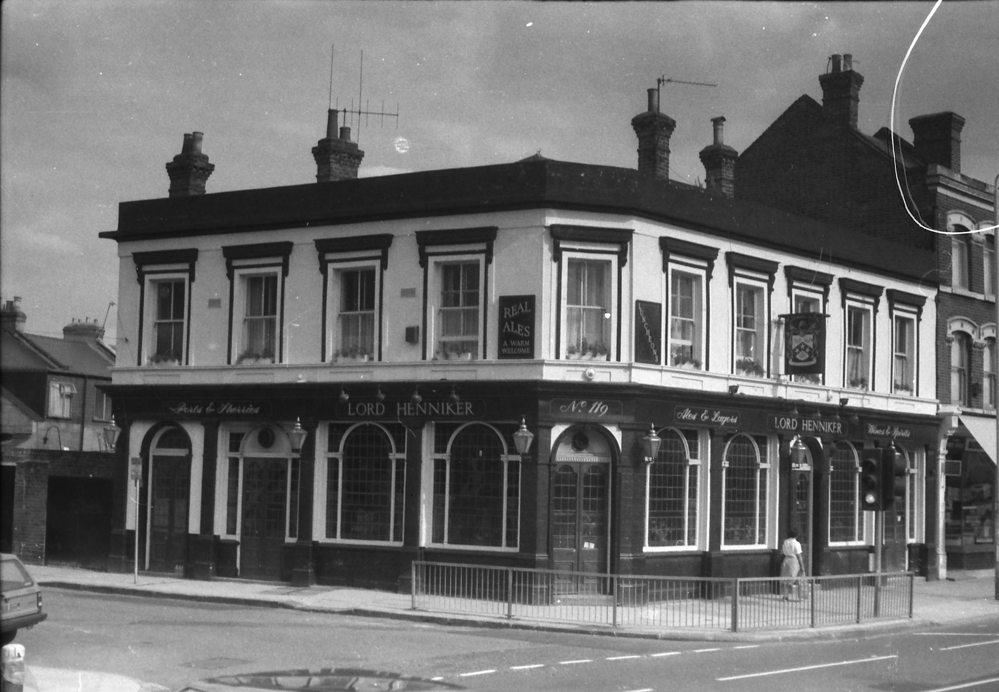 Lord Henniker London E15 taken in 1987.. (Pub, External, Key). Published on 25-11-2018