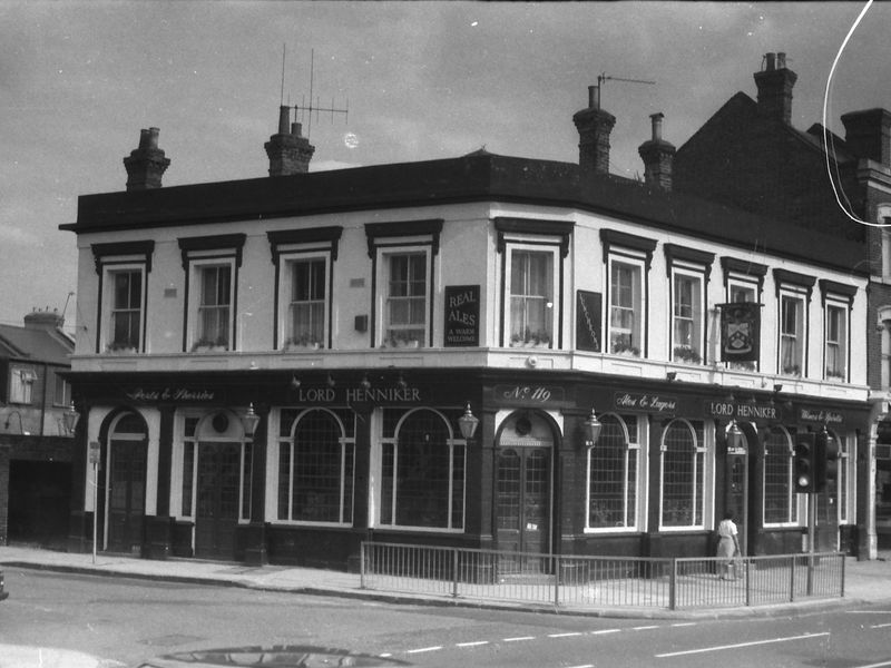 Lord Henniker London E15 taken in 1987.. (Pub, External, Key). Published on 25-11-2018