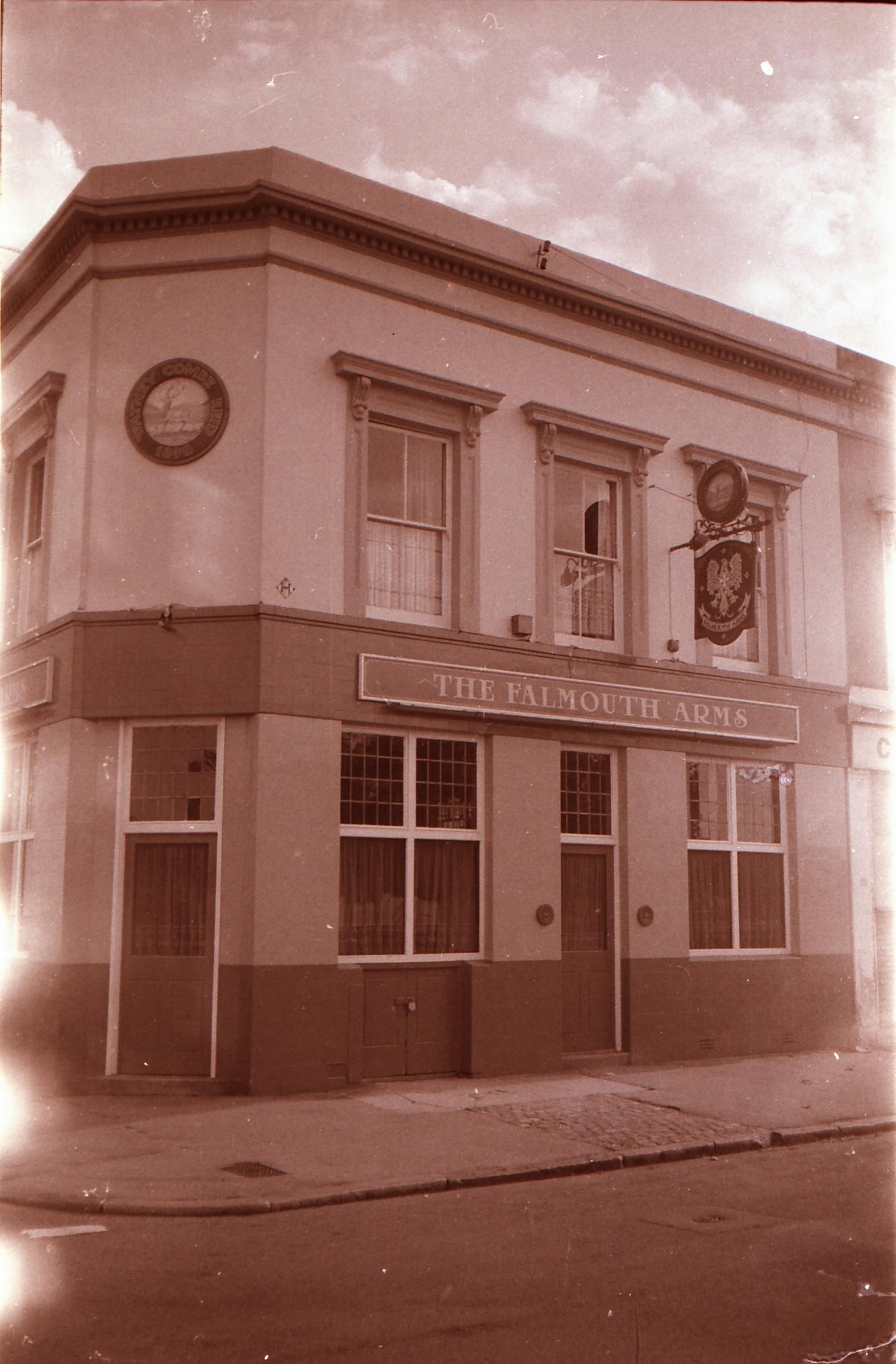 Falmouth Arms London E15 taken in 1985.. (Pub, External). Published on 25-11-2018