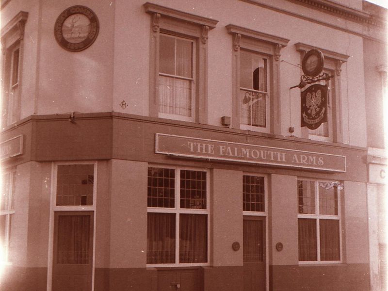 Falmouth Arms London E15 taken in 1985.. (Pub, External). Published on 25-11-2018