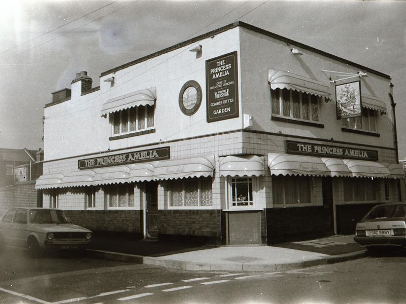 Princess Amelia London E15 taken in 1985.. (Pub, External). Published on 25-11-2018