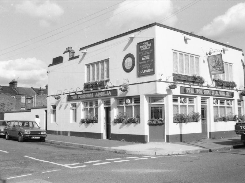 Princess Amelia London E15 taken in Oct 1988.. (Pub, External, Key). Published on 25-11-2018