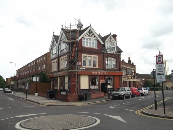 Eagle London E15 taken Aug 2012. (Pub, External). Published on 10-11-2013