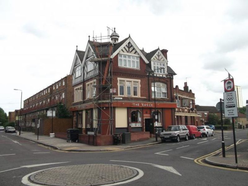 Eagle London E15 taken Aug 2012. (Pub, External). Published on 10-11-2013