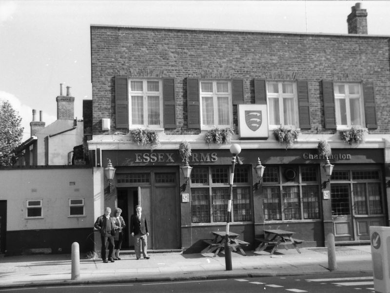 Essex Arms London E15 taken in Oct 1989.. (Pub, External, Key). Published on 25-11-2018