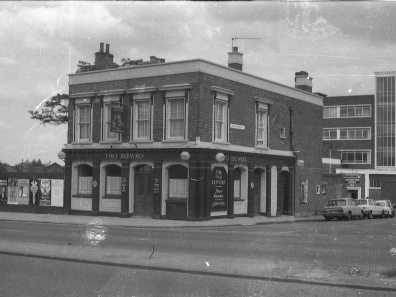Two Brewers London E15 taken in 1987.. (Pub, External, Key). Published on 25-11-2018