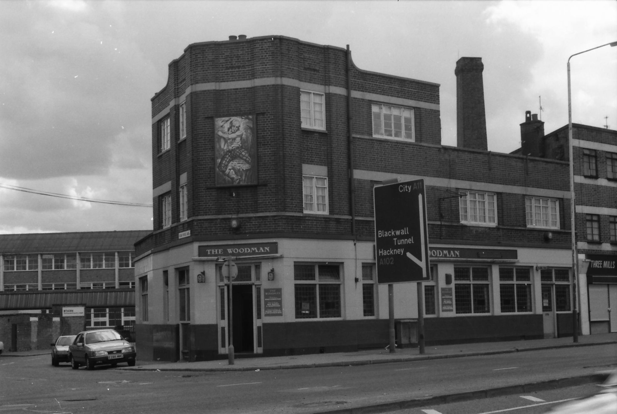 Woodman London E15 taken 29 Aug 1988.. (Pub, External, Key). Published on 25-11-2018