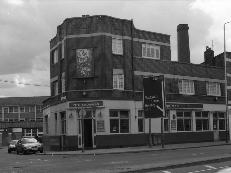 Woodman London E15 taken 29 Aug 1988.. (Pub, External, Key). Published on 25-11-2018 