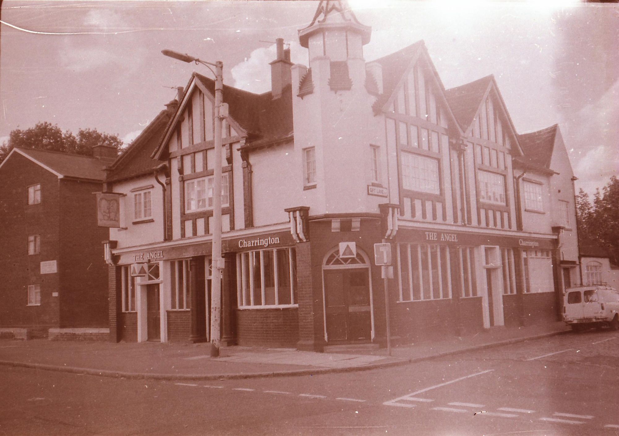Angel London E15 taken in 1985.. (Pub, External, Key). Published on 25-11-2018