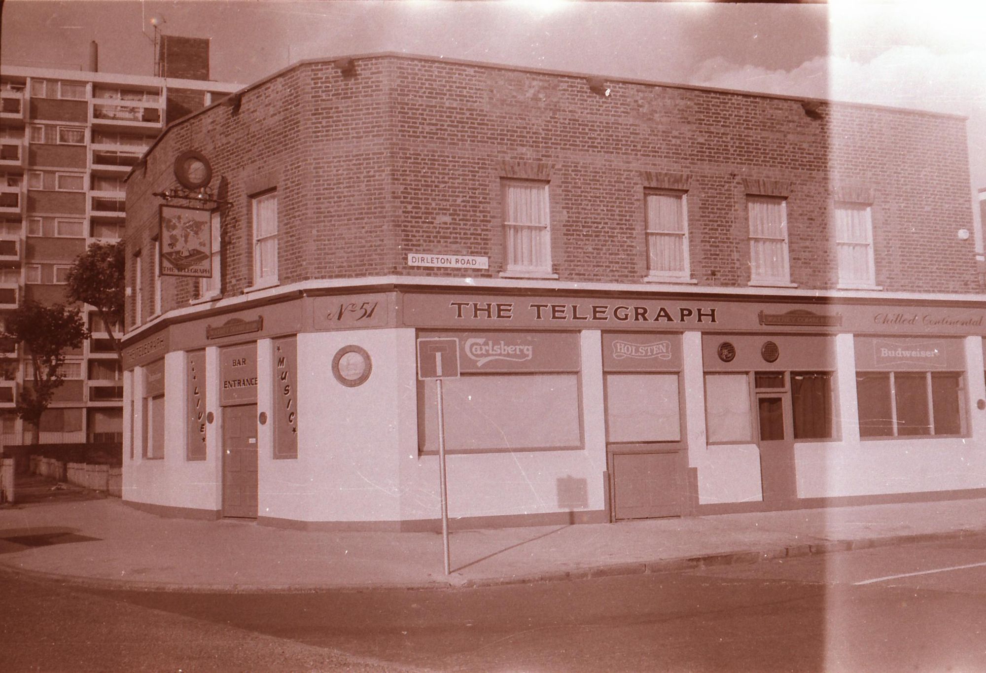 Telegraph London E15 taken in 1985.. (External, Key). Published on 25-11-2018