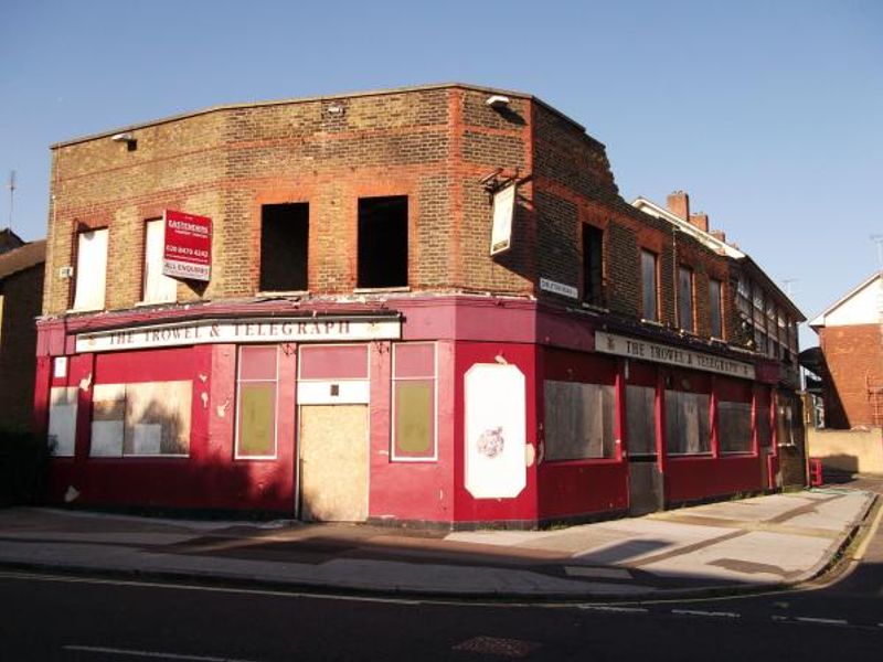 Trowel & Telegraph London E15 taken July 2012. (Pub, External, Key). Published on 12-11-2013