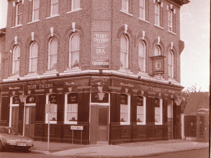 Toby Tavern London E15 taken in 1985.. (Pub, External, Key). Published on 25-11-2018
