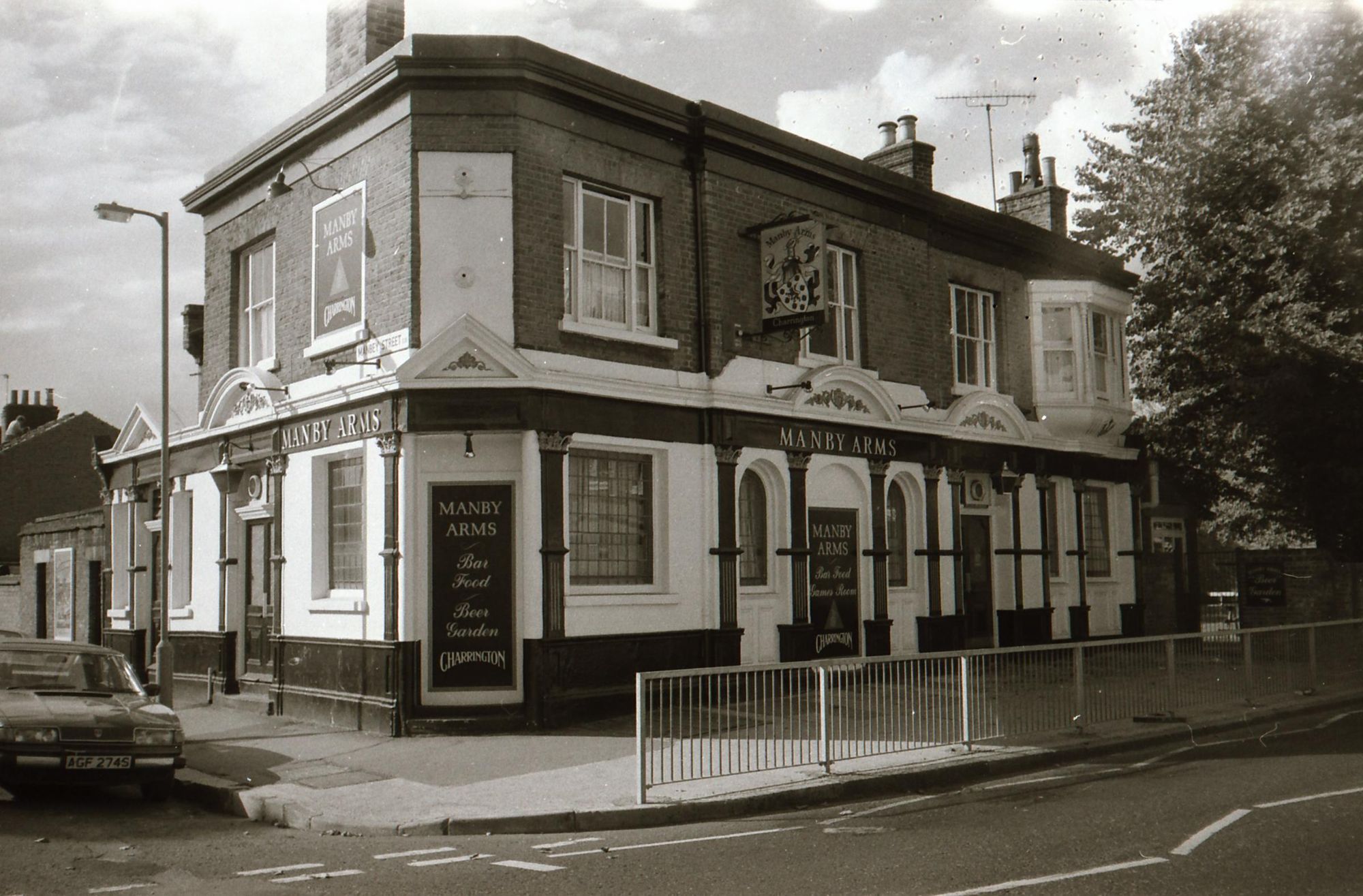 Manby Arms  London E15 taken in 1985.. (Pub, External, Key). Published on 25-11-2018