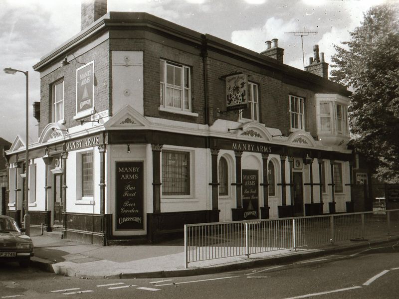 Manby Arms  London E15 taken in 1985.. (Pub, External, Key). Published on 25-11-2018