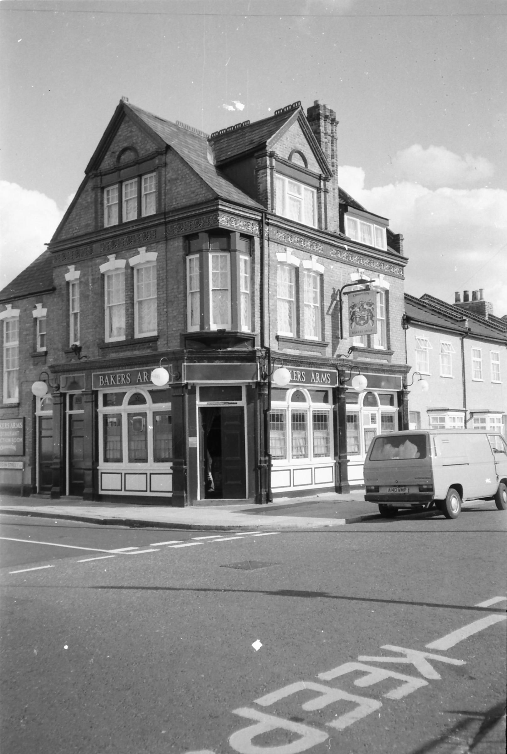 Bakers Arms London E15 in 1985.. (Pub, External, Key). Published on 25-11-2018