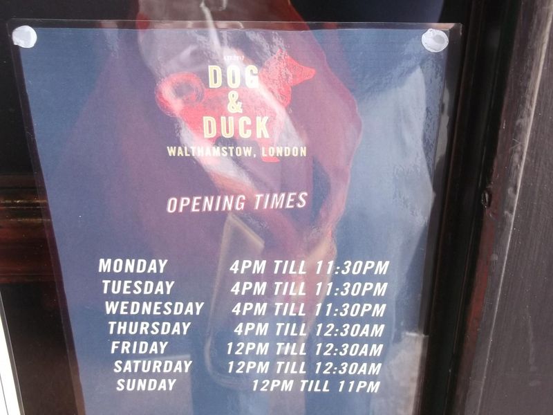 Dog & Duck London E17 taken 2019-04-26.. (Pub, External). Published on 20-02-2020