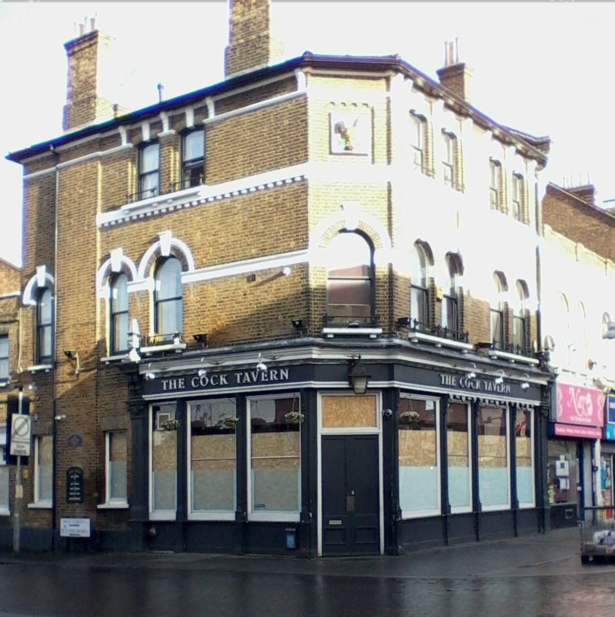 Cock London E17 14 ‎December ‎2016.. (Pub, External). Published on 18-01-2022