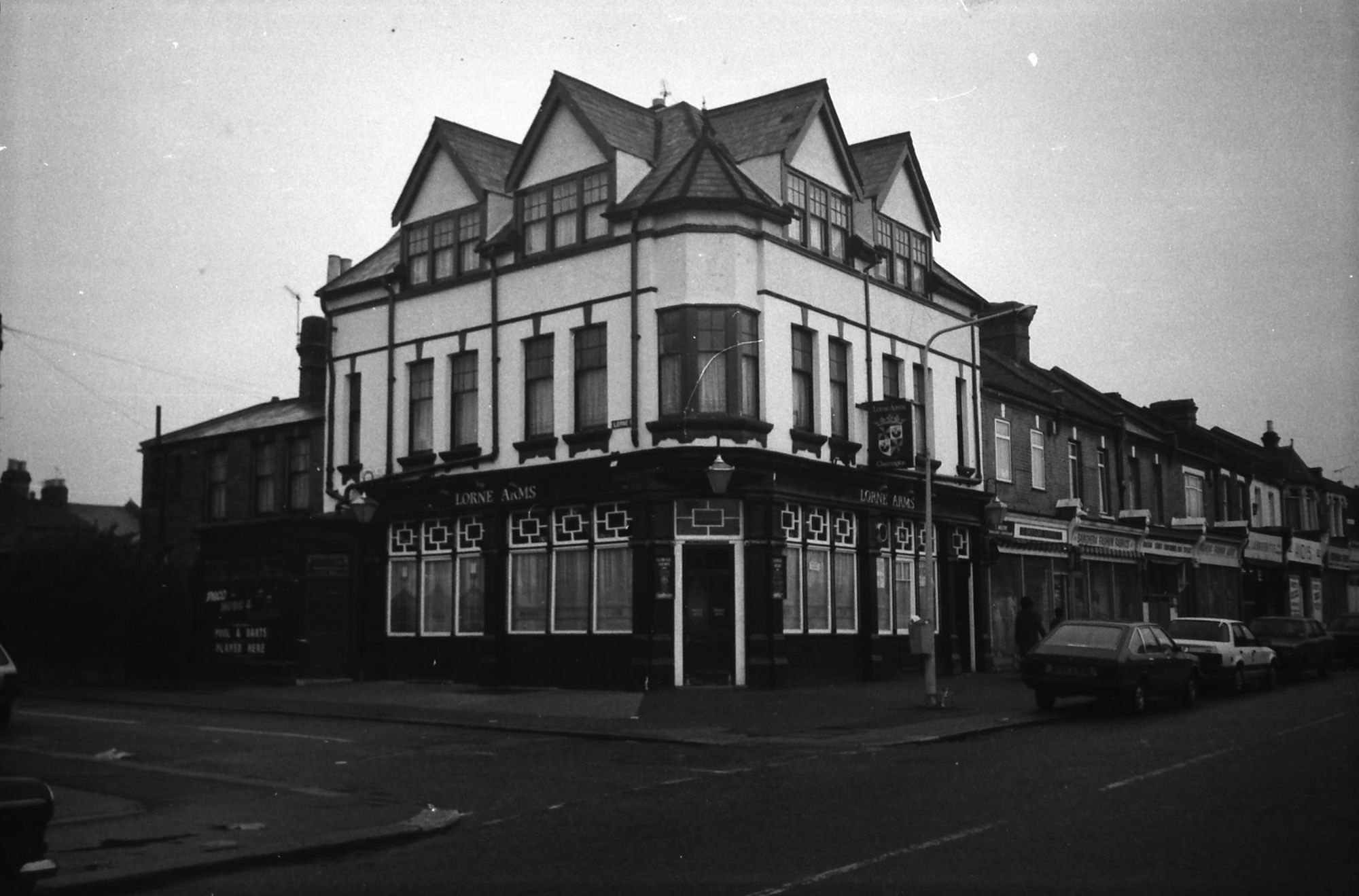 Lorne Arms London E17 taken in 1986.. (Pub, External, Key). Published on 10-01-2019