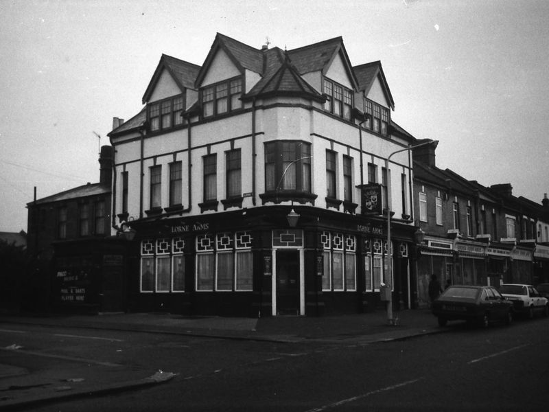 Lorne Arms London E17 taken in 1986.. (Pub, External, Key). Published on 10-01-2019
