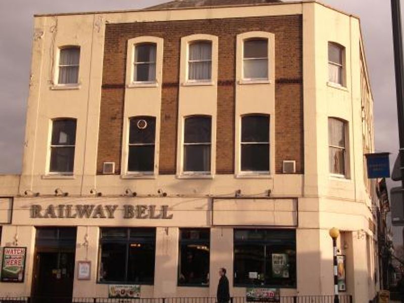 Railway Bell London E18 taken Feb 2012. (Pub, External, Key). Published on 18-11-2013