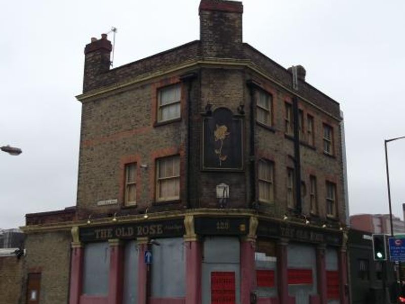 Old Rose London E1 taken Sept 2013. (Pub, External, Key). Published on 19-11-2013