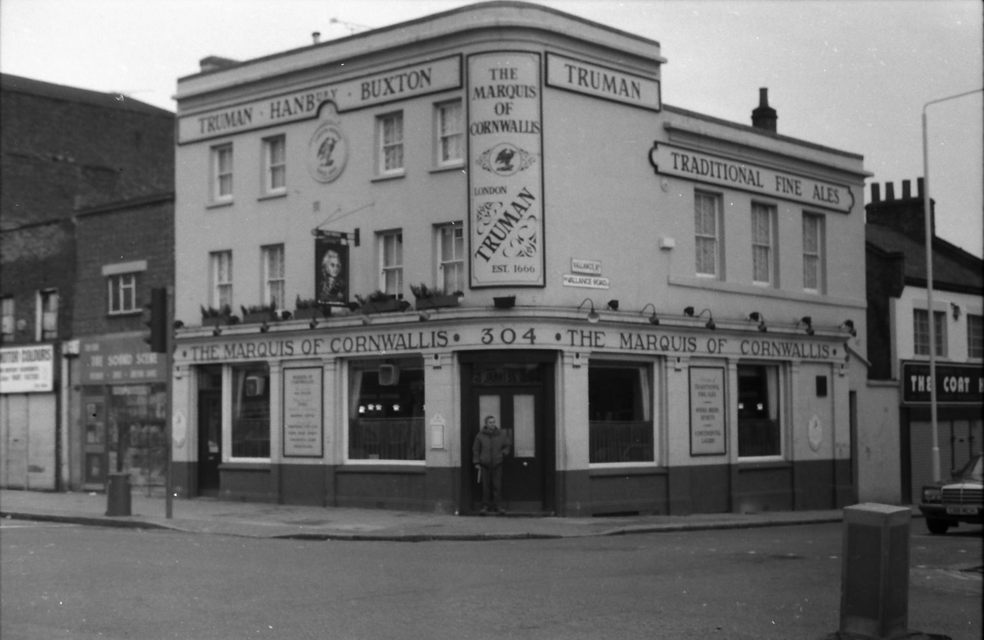Marquis of Cornwallis London E2 taken 19 Feb 1989. (Pub, External). Published on 22-02-2018