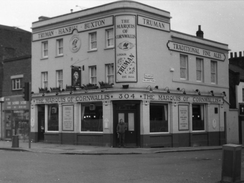 Marquis of Cornwallis London E2 taken 19 Feb 1989. (Pub, External). Published on 22-02-2018