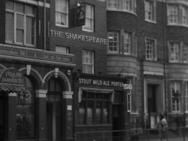 Shakespeare London E2 taken 19 Feb 1989. (Pub, External). Published on 22-02-2018