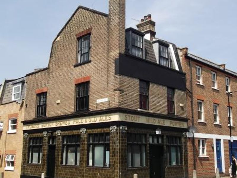 Britannia London E2 taken July 2013. (Pub, External, Key). Published on 19-11-2013