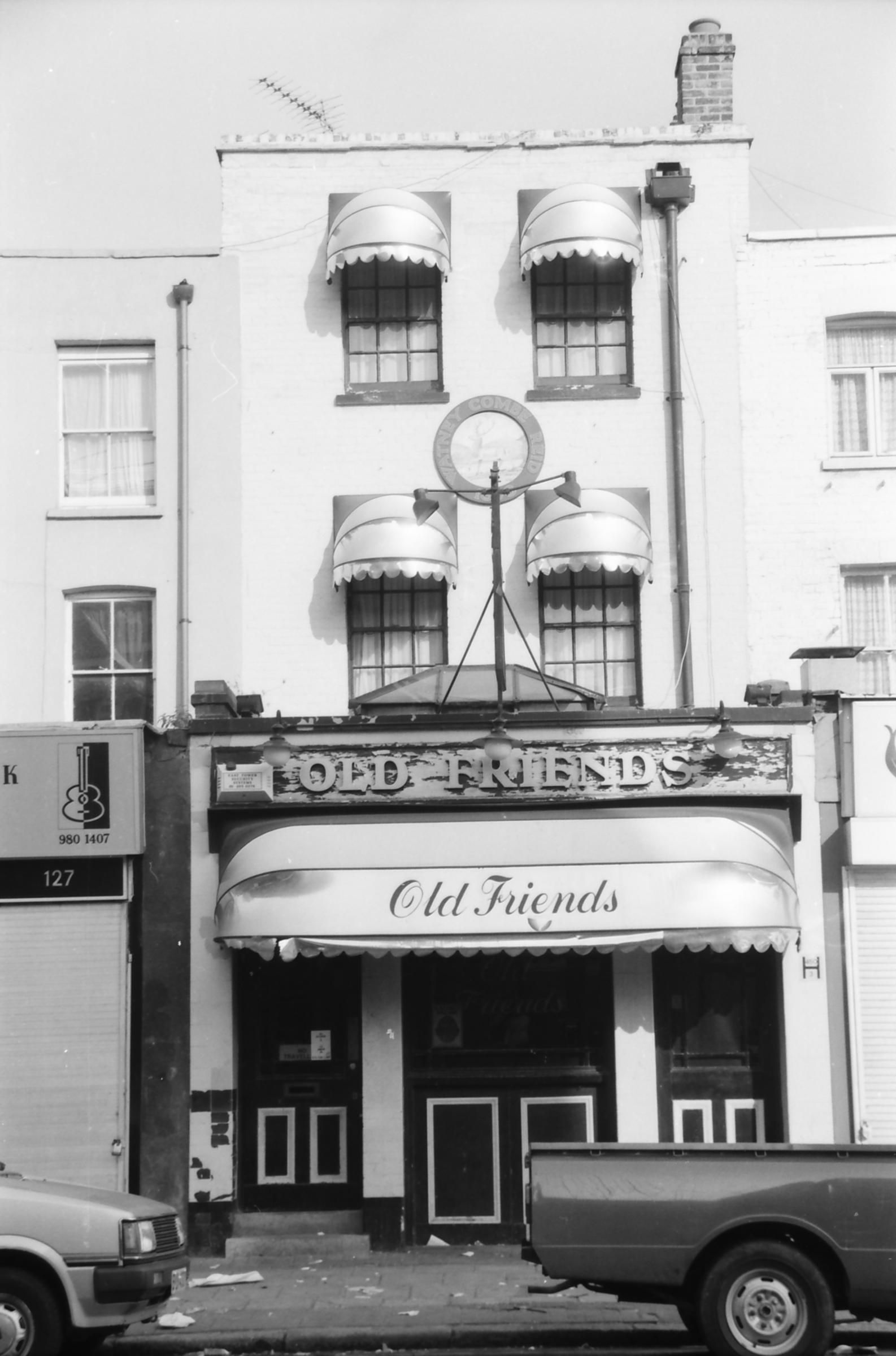 Old Friends  London E2 taken in Sept 1988. (Pub, External). Published on 22-02-2018