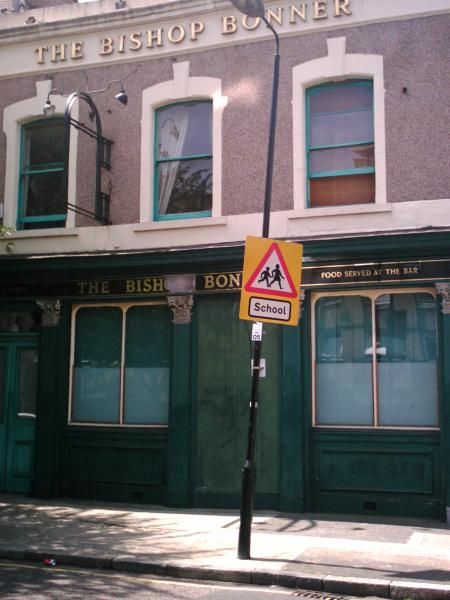 Bishop Bonner (closed) London E2. (Pub, External). Published on 06-10-2013