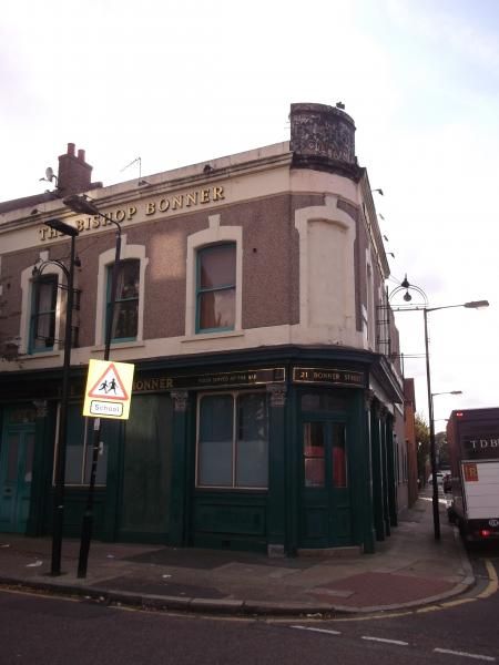 Bishop Bonner London E2 taken Oct 2014. (Pub, External). Published on 30-10-2014