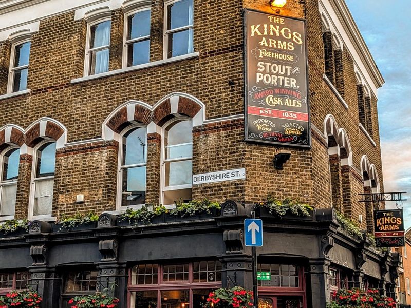 Kings Arms London E2 20260926. (Pub, External, Key). Published on 14-10-2026