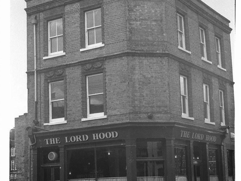 Lord Hood London E2 taken in 1985. (Pub, External). Published on 22-02-2018